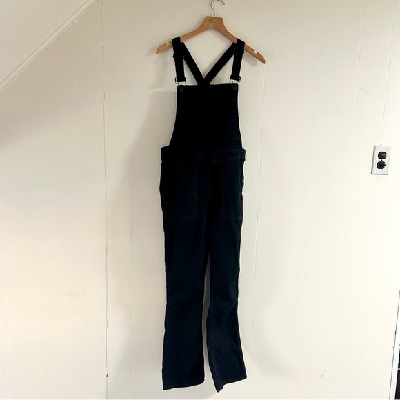 Madewell Cali Demi-Boot Overalls in Black Frost sz M - Picture 2 of 6